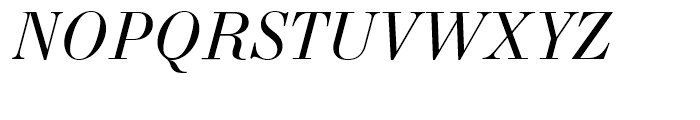 New Standard Italic Font UPPERCASE