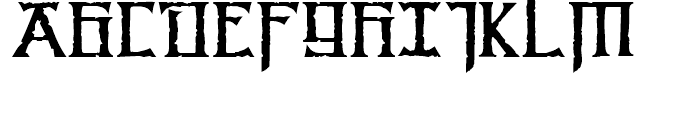 Newgrange Regular Font UPPERCASE