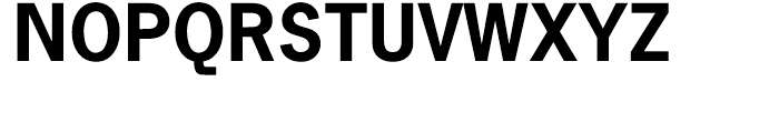 News Gothic Bold Font UPPERCASE