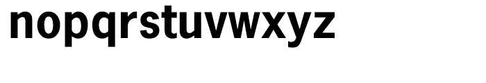 News Gothic Bold Font LOWERCASE
