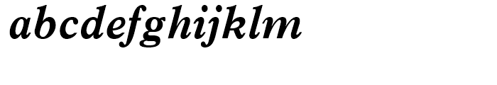 News Plantin Bold Italic Font LOWERCASE