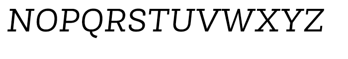 Newslab Book Italic Font UPPERCASE