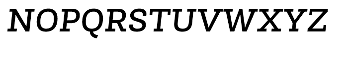 Newslab Medium Italic Font UPPERCASE