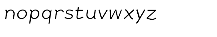 Newt Italic Font LOWERCASE