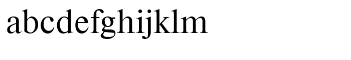 Newton Regular Font LOWERCASE