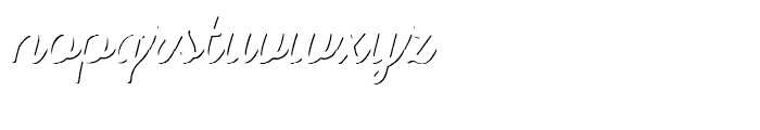 Nexa Rust Script T Shadow Font LOWERCASE