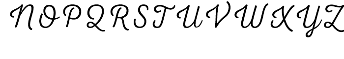 Nexa Script Thin Font UPPERCASE