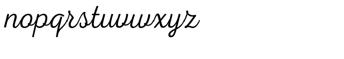 Nexa Script Thin Font LOWERCASE