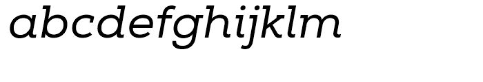 Nexa Slab Regular Italic Font LOWERCASE