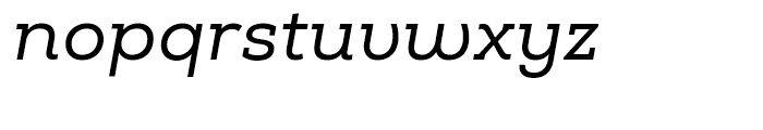 Nexa Slab Regular Italic Font LOWERCASE