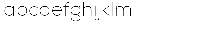 Nexa Thin Font LOWERCASE