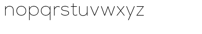 Nexa Thin Font LOWERCASE