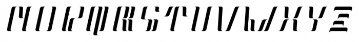 NEOLUX Italic Font UPPERCASE