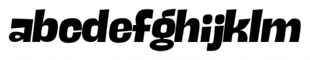 Negrita Pro Oblique Regular Font LOWERCASE