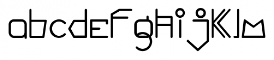 NeoGenesis Regular Font LOWERCASE