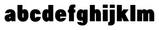 NeoGram Condensed Black Font LOWERCASE