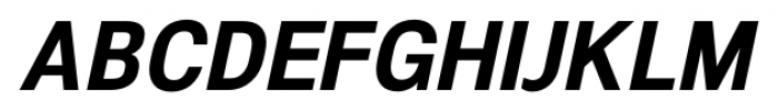 NeoGram Condensed Bold Italic Font UPPERCASE