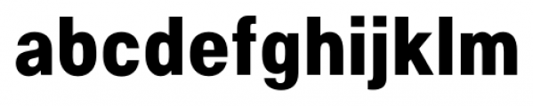 NeoGram Condensed Extra Bold Font LOWERCASE