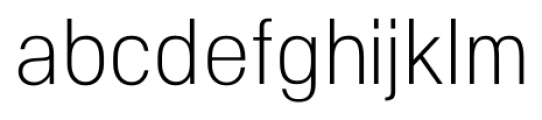 NeoGram Condensed Light Font LOWERCASE