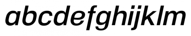 NeoGram Demi Bold Italic Font LOWERCASE