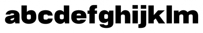 NeoGram Extended Black Font LOWERCASE
