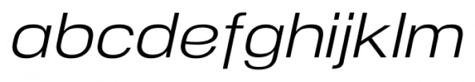 NeoGram Extended Italic Font LOWERCASE