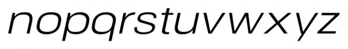 NeoGram Extended Italic Font LOWERCASE