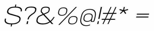 NeoGram Extended Light Italic Font OTHER CHARS