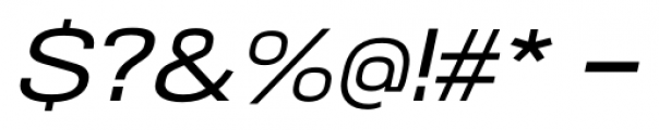 NeoGram Extended Medium Italic Font OTHER CHARS