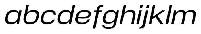 NeoGram Extended Medium Italic Font LOWERCASE