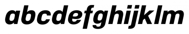 NeoGram Extra Bold Italic Font LOWERCASE