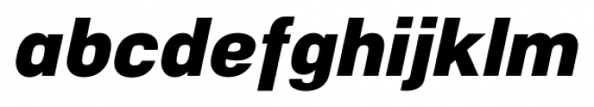 NeoGram Heavy Italic Font LOWERCASE