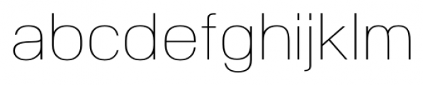 NeoGram Ultra Light Font LOWERCASE