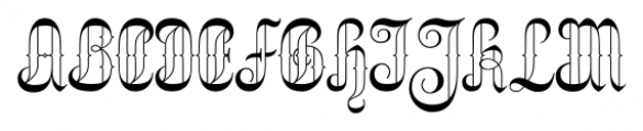 Netherland Perpendicular Light Font UPPERCASE