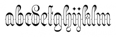Netherland Perpendicular Light Font LOWERCASE