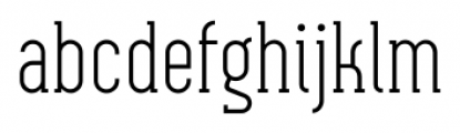 Neubau Serif Light Font LOWERCASE