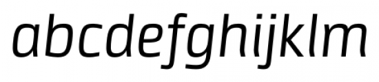 Neuron Angled Light Italic Font LOWERCASE