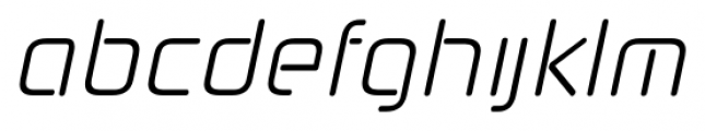 Neuropol Nova Condensed Light Italic Font LOWERCASE