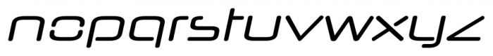 Neuropol Nova Italic Font LOWERCASE