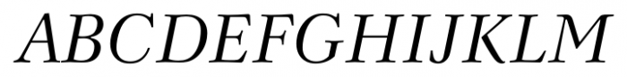 Neva Italic Font UPPERCASE