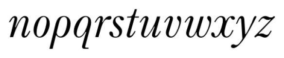 Neva Italic Font LOWERCASE