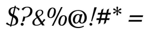 New Millennium Sans Italic Font OTHER CHARS