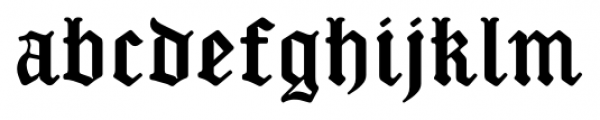 New Old English Regular Font LOWERCASE