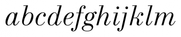 New Standard Italic Font LOWERCASE