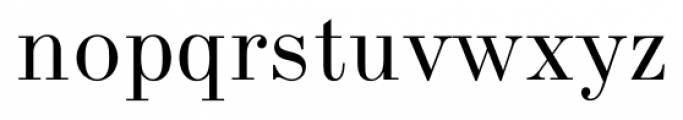 New Standard Regular Font LOWERCASE