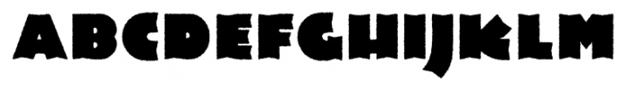 Newland Rough Font LOWERCASE