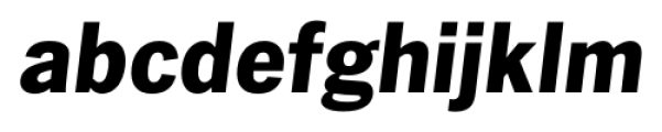 News Gothic FS Bold Oblique Font LOWERCASE