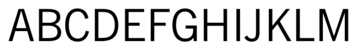 News Gothic Regular Font UPPERCASE