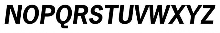News Gothic Std Bold Oblique Font UPPERCASE