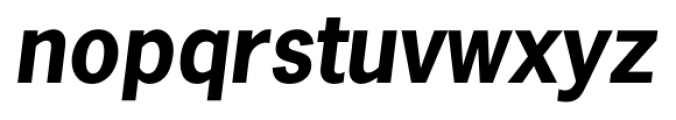 News Gothic Std Bold Oblique Font LOWERCASE